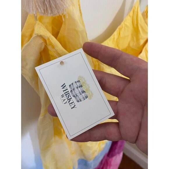 NWT White Birch Women's Tie Dyed Multi Color Tassled Maxi Sun Dress - 3XL - Picture 4 of 15